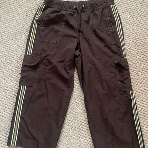 Women’s brown and green pants